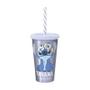 Imagem de Copo Com Canudo Lillo Stitch 500 ml Reutilizável Plasutil