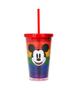 Imagem de Copo Com Canudo Mickey Arco-Íris 450ml - Disney