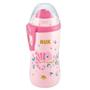 Imagem de Copo com Canudo NUK Flexi Cup Muda de Cor Rosa 300ml 12M+