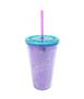 Imagem de Copo Com Canudo Sereia Ariel 450ml - Disney