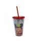 Imagem de Copo Com Canudo Vermelho Mickey E Minnie Tsum Tsum 450ml Disney