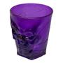 Imagem de Copo com Caveira Acrílico Roxo - 400ml
