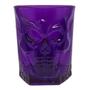 Imagem de Copo com Caveira Acrílico Roxo - 400ml