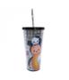 Imagem de Copo Com Cubos De Gelo Preto Mickey E Minnie Tsum Tsum 600ml - Disney