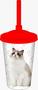 Imagem de Copo com Tampa e Canudo Gato Raças Pet 750 ml Ragdoll - Pet Toys