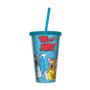 Imagem de Copo Com Tampa E Canudo Hb Tom And Jerry Happy Guy 600ml