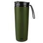 Imagem de Copo com Tampa para Cafe 450ml Aco Inox Antiqueda Verde  Mor 