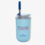 Imagem de Copo com tampa stitch namorados c/canudo 300ml oficial disney