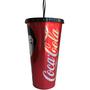 Imagem de Copo da Coca-Cola 700ml com tampa e canudo