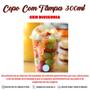 Copo Da Felicidade 300ml Com Tampa Bolha Sem Furo - 80und - Embanet Comercio De Embalagens Imagem de Copo Da Felicidade 300ml Com Tampa Bolha Sem Furo - 80und
