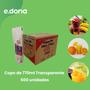 Imagem de Copo de 770ml Transparente Liso PP Ultra Copos Replast com 500 unidades Ultra Descartáveis