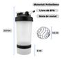 Imagem de Copo De Academia 450ml Com Mola Para Suplemento Whey Oferta