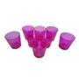 Imagem de Copo de Acrílico 200ml Kit com 8 Unidades Rosa