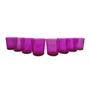 Imagem de Copo de Acrílico 200ml Kit com 8 Unidades Rosa