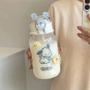 Imagem de Copo de Água com Canudo Sanrio - Hello Kitty, Pochacco, Kuromi e Cinnamoroll (600ml)