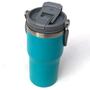 Imagem de Copo de Bebidas Quentes E Frias Térmico Chá Café 600ml Verde