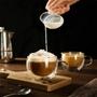 Imagem de Copo de Café de Vidro com Parede Dupla - 250ml - Isolamento Térmico