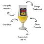 Imagem de Copo De Cerveja Vidro Incolor Frases Engraçadas Pra Presente