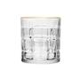 Imagem de Copo de Cristal com Fio de Ouro Square 330ml - Lyor