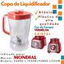 Imagem de Copo de Liquidificador Mondial Turbo L1200W Jarra Anti trinco