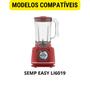 Imagem de Copo de Liquidificador Semp Easy Li6019 Vermelho Cristal