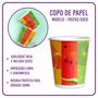 Imagem de Copo de Papel 200ml - 150 Unidades - Modelo Frutas/Suco