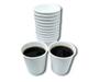Imagem de Copo De Papel Branco 60Ml Biodegradável Café Com 2000Un.