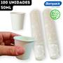 Imagem de Copo de Papel Ecológico 1.5oz Impermeável Café Chá Expresso Bompack Eco - 50ml - 100 Unidades