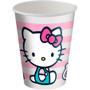 Imagem de Copo de Papel - Hello Kitty Rosa 180ml - 8 unidades - Festcolor - Rizzo