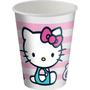 Imagem de Copo De Papel P/ Festa (Tema: Hello Kitty - Capacidade: 200 ML) - Contém 8 Unidades