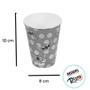 Imagem de Copo de Plástico Stitch - Bolinhas Azul - 280 ml - 1 unidade - Plasútil - Rizzo
