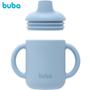 Imagem de Copo de Transição em Silicone Com Alça Azul 120ml - Buba