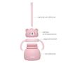 Imagem de Copo de Transição Infantil Em Silicone Com Alça Removível E Canudo 6m+ 200ml - Buba
