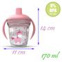 Imagem de Copo de Transição Mamadeira 170 ml com Alça Bico Rígido Colorido 