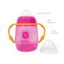 Imagem de Copo de treinamento Bebê Buba 300ml com alça removível Rosa