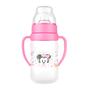 Imagem de Copo de Treinamento Bico Flexível com Alças e Tampa 400ml Menina Menino Unissex  BabyGo
