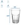 Imagem de Copo de Vidro 350ml Vitamina Transparentes Drink 12 Unidades