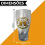 Imagem de Copo De Vidro 580ml + Chaveiro Abridor Cerveja Personalizado Presente Especial Dia dos Pais