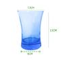 Imagem de Copo De Vidro Azul Liso Para Água Suco Ideal P/ Festa Evento 210ml