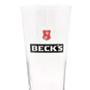 Imagem de Copo de Vidro Beck's Base Quadrada 300ml