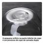 Imagem de Copo de Vidro com Parede Dupla - Isolamento Térmico - Mini Caneca de Café