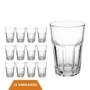 Imagem de Copo de Vidro Conjunto com 12Un de 350ML Ideal p/ Vitaminas