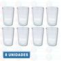 Imagem de Copo de Vidro Conjunto com 8Un de 200ML Suco Água ou Drinks