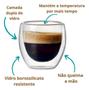 Imagem de Copo De Vidro Duplo Bistro Shot Café 140ml 8x Unidades