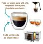 Imagem de Copo De Vidro Duplo Bistro Shot Café 140ml 8x Unidades