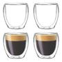 Imagem de Copo De Vidro Duplo Bistro Shot Café 140ml 8x Unidades