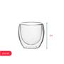 Imagem de Copo De Vidro Duplo Soft 250ml 2pcs - Dolce Home