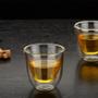 Imagem de Copo De Vidro Transparente De Parede Dupla Resistente Ao Calor Para Café Espresso, Chá, Whisky,