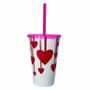 Imagem de Copo Decorado Com Tampa Diversas Estampas 550ml - Usual