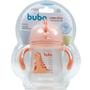 Imagem de Copo dino com dispositivo canudo e alca rosa 240ml buba